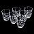 CJ 6 COPOS BAIXOS DE CRISTAL ECOLÓGICO WAVE 280ml - Imagem 4