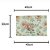 LUGAR AMERICANO PVC FLORAL BRANCO 45x30cm - Imagem 2