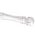 CJ 6 FACAS P/CHURRASCO AÇO INOX C/CABO PLÁSTICO 20,5cm - Imagem 3