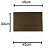 LUGAR AMERICANO PVC MARROM 45x30cm - Imagem 2