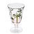 CJ 6 TAÇAS DE CRISTAL DE CHUMBO PALM HAND PAINTING 240ml - Imagem 1