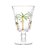 CJ 6 TAÇAS DE CRISTAL DE CHUMBO PALM HAND PAINTING 240ml - Imagem 2