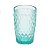 CJ 6 COPOS ALTOS DE VIDRO BICO DE ABACAXI AZUL TIFFANY 330ml - Imagem 3
