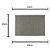 LUGAR AMERICANO PVC CINZA 43x30cm - Imagem 2