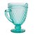 JARRA DE VIDRO BICO DE ABACAXI AZUL TIFFANY 1l - Imagem 3