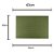 LUGAR AMERICANO PVC VERDE 43x30cm - Imagem 2