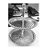 PORTA DOCES 2 ANDARES ZAMAC SILVER PLATED BALLS 12/14,5x17,5 - Imagem 1