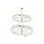 PORTA DOCES 2 ANDARES ZAMAC SILVER PLATED BALLS 12/14,5x17,5 - Imagem 4