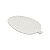 TRAVESSA DECORATIVA DE CERÂMICA ABACAXI BRANCO 19,2x11,5x1,8 - Imagem 1