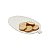TRAVESSA DECORATIVA DE CERÂMICA ABACAXI BRANCO 19,2x11,5x1,8 - Imagem 3
