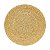 SOUSPLAT DE VIDRO COUPE GLAMOUR DOURADO 33cm - Imagem 1