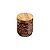 POTE DE VIDRO SODO-CÁLCICO WOOD TRANSPARENTE E MARROM 425ml - Imagem 5