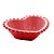 CJ 4 BOWLS PORCELANA CORAÇÃO BEADS VERMELHO 13x11x4cm - Imagem 2