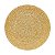 SOUSPLAT DE VIDRO GLAMOUR DOURADO 33cm - Imagem 2