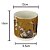 VASO DECORATIVO CERÂMICA FLORES 12x13cm - Imagem 3