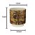 VASO DECORATIVO CERÂMICA TROPICAL 12x13cm - Imagem 3