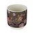 VASO DECORATIVO CERÂMICA FLORES 12x13cm - Imagem 1
