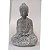 DECORAÇÃO DE CONCRETO BUDDHA SENTADO CINZA 19,5x16x28,5cm - Imagem 1