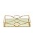BANDEJA DECORATIVA METAL C/ESPELHO DOURADO 31x20x6cm - Imagem 2