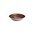 CENTRO DE MESA DE VIDRO PAISLEY MARROM 33x9cm - Imagem 1
