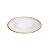 SOUSPLAT DE VIDRO C/CORDÃO PARIS DOURADO 35cm - Imagem 2