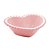 CJ 2 BOWLS PORCELANA CORAÇÃO BEADS ROSE 15x13x5cm - Imagem 2