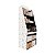 DISPLAY MADEIRA DECOR 60x60x170cm - Imagem 1