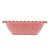 CJ 4 BOWLS PORCELANA CORAÇÃO BEADS ROSE 13x11x4cm - Imagem 4