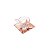 CJ 6 XÍCARAS DE VIDRO P/CAFÉ C/PIRES VENEZA ROSÉ 70ml - Imagem 2