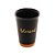 COPO CERÂMICA BLESSED PRETO MATT/LARANJA 400ml - Imagem 2