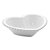 SALADEIRA PORCELANA CORAÇÃO BEADS BRANCO 18x15x5cm - Imagem 2
