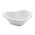 CJ 2 BOWLS PORCELANA CORAÇÃO BEADS BRANCO 15x13x5cm - Imagem 2
