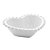CJ 4 BOWLS PORCELANA CORAÇÃO BEADS BRANCO 13x11x4cm - Imagem 2