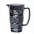 JARRA VIDRO GEOMETRIC CINZA 1l - Imagem 1
