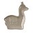 ADORNO VELA LLAMA EM PORCELANA L15XP13,5CM - Imagem 1