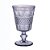 CJ 6 TAÇAS VIDRO P/ÁGUA GEOMETRIC AZUL 250ml - Imagem 1