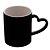 CANECA DE PORCELANA LUMINUS HEART PRETA 350ml - Imagem 1