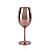 CJ 6 TAÇAS P/VINHO VIDRO C/PINTURA ELETROSTÁTICA COBRE 350ml - Imagem 1