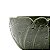 CENTRO DE MESA DE CERÂMICA BANANA LEAF VERDE 21x21x12cm - Imagem 4