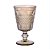 CJ 6 TAÇAS VIDRO P/ÁGUA GEOMETRIC ÂMBAR 250ml - Imagem 1