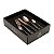 FAQUEIRO 30PCS DE AÇO INOX C/GIFT BOX PISA TWO TONES ROSÉ GOLD E PRETO - Imagem 1