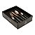 FAQUEIRO 30PCS DE AÇO INOX C/GIFT BOX PISA TWO TONES ROSÉ GOLD E PRETO - Imagem 3