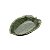 PRATO DECORATIVO DE CERÂMICA BANANA LEAF VERDE 30x20,5x6,5cm - Imagem 2