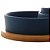 CJ 3 PETISQUEIRAS PORCELANA C/BANDEJA BAMBU AZUL 30x15x6cm - Imagem 4