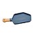 PETISQUEIRA PORCELANA C/CABO BAMBU AZUL MATT 40x19x2cm - Imagem 1