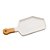 PETISQUEIRA PORCELANA C/CABO BAMBU BRANCO MATT 35x16x2cm - Imagem 1