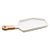 PETISQUEIRA PORCELANA C/CABO BAMBU BRANCO MATT 35x16x2cm - Imagem 2