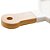 PETISQUEIRA PORCELANA C/CABO BAMBU BRANCO MATT 35x16x2cm - Imagem 3