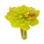 CJ 4 ANÉIS P/GUARDANAPOS PLÁSTICO FLOR AMARELA 7x7cm - Imagem 1