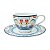 JG PARA CHA 12 PECAS TUNISIA EM PORCELANA 250ML - Imagem 1